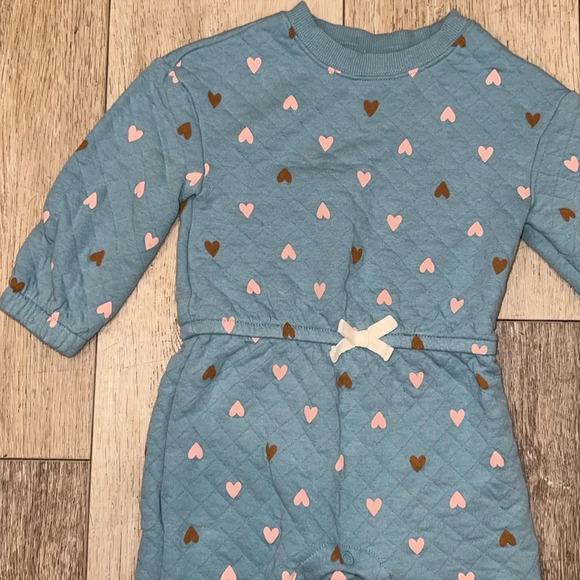 Carter's Baby Girls Long Sleeve Jumpsuit - Picture 3 of 7